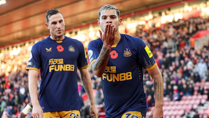 Bruno Guimarães é o destaque do terceiro colocado da PL, Newcastle