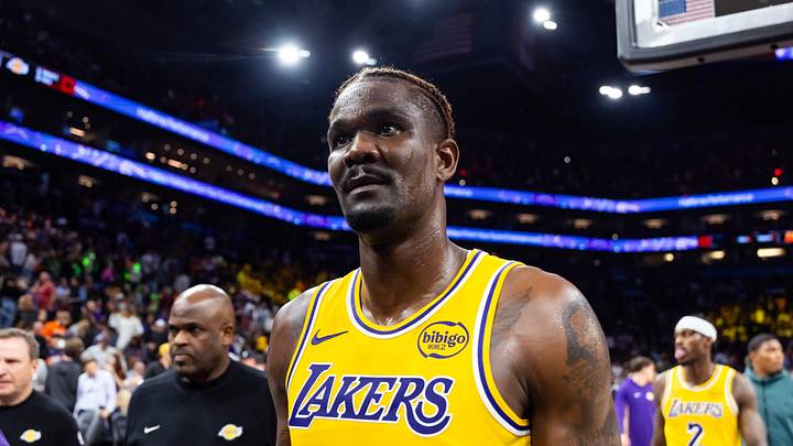 Dec 23, 2025; Phoenix, Arizona, USA; Los Angeles Lakers center Deandre Ayton (5) against the Phoenix Suns at Mortgage Matchup Center. Mandatory Credit: Mark J. Rebilas-Imagn Images Dec 23, 2025; Phoenix, Arizona, USA; Los Angeles Lakers center Deandre Ayton (5) against the Phoenix Suns at Mortgage Matchup Center. Mandatory Credit: Mark J. Rebilas-Imagn Images