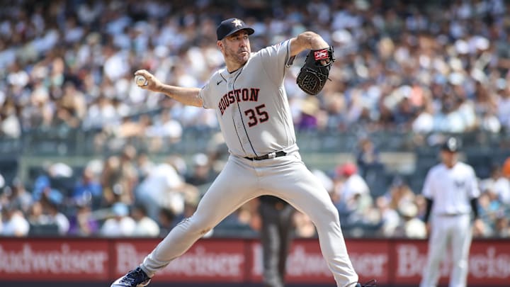 Houston Astros starting pitcher Justin Verlander.