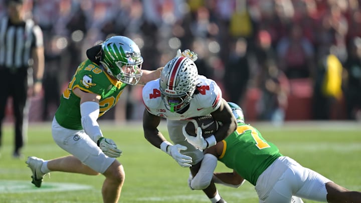  Granted another year by the NCAA, Bryce Boettcher returns as a starting inside linebacker for the Ducks