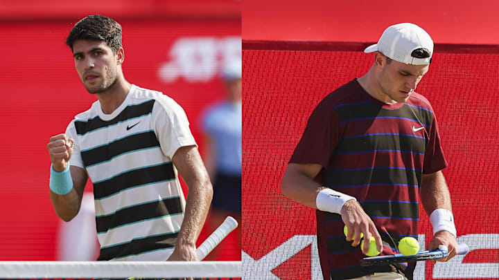 Carlos Alcaraz and Jack Draper have advanced to the semifinals at the Queen's Club. Carlos Alcaraz and Jack Draper have advanced to the semifinals at the Queen's Club.