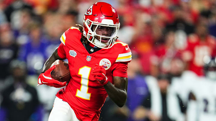 Kansas City Chiefs rookie receiver Xavier Worthy