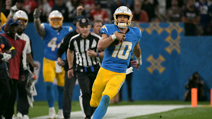 Los Angeles Chargers quarterback Justin Herbert
