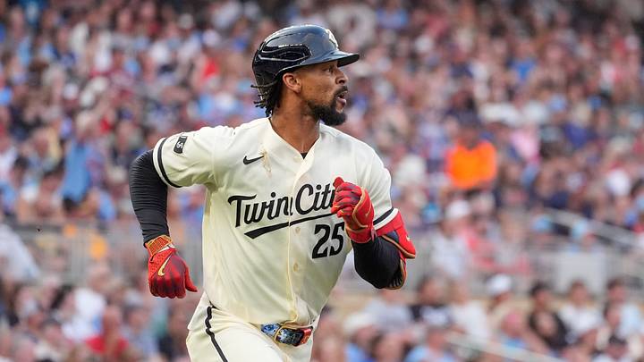 Minnesota Twins center fielder Byron Buxton Mandatory Credit: Bruce Kluckhohn-Imagn Images Minnesota Twins center fielder Byron Buxton Mandatory Credit: Bruce Kluckhohn-Imagn Images