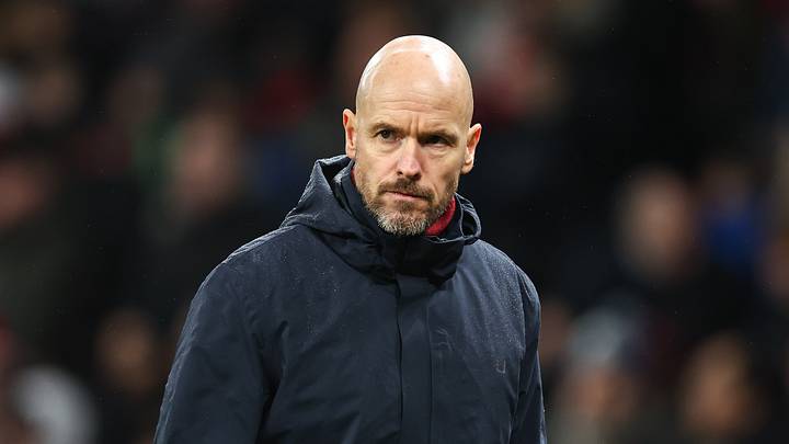 Erik Ten Hag con el Manchester United