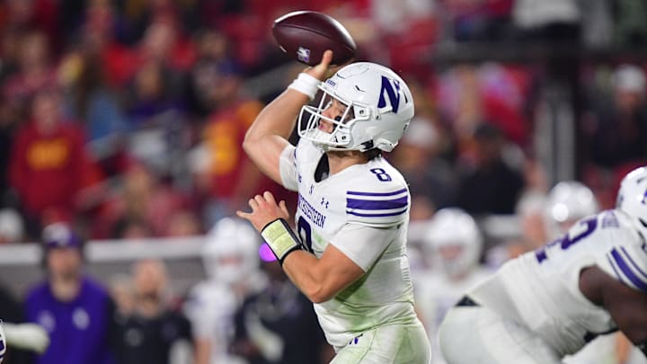 Northwestern Wildcats quarterback Preston Stone Northwestern Wildcats quarterback Preston Stone