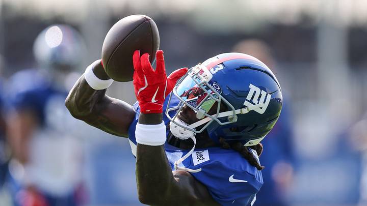 New York Giants wide receiver Jalin Hyatt New York Giants wide receiver Jalin Hyatt