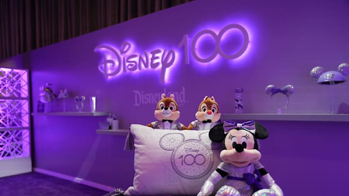 Disneyland is celebrating the 100th anniversary of the Walt Disney Company with a collection of