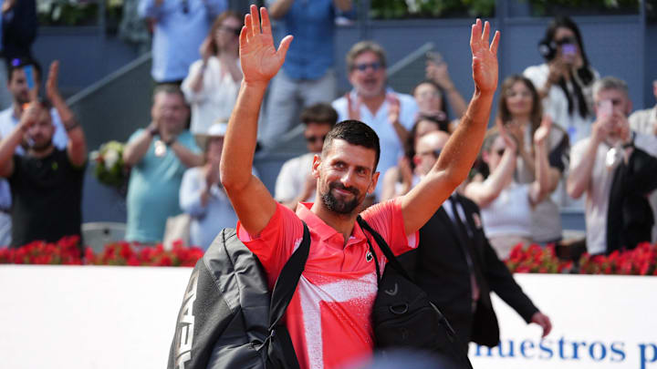 Matteo Arnaldi defeated Novak Djokovic in the second round of the Madrid Open.