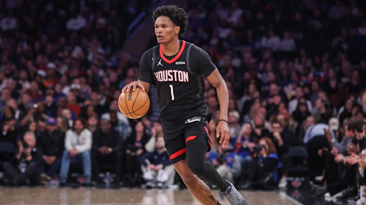 Houston Rockets guard Amen Thompson.