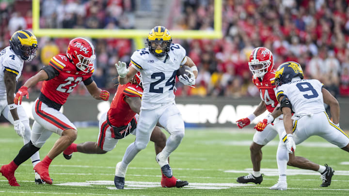 Michigan Wolverines running back Bryson Kuzdzal Michigan Wolverines running back Bryson Kuzdzal