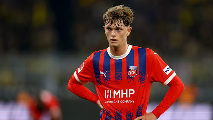 Bayern Munich loanee Paul Wanner in action for FC Heidenheim.