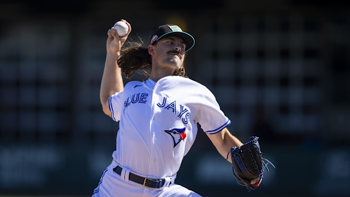 Phoenix, Arizona, USA; Toronto Blue Jays pitcher Hagen Danner