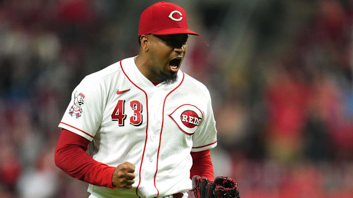 Cincinnati Reds relief pitcher Alexis Diaz
