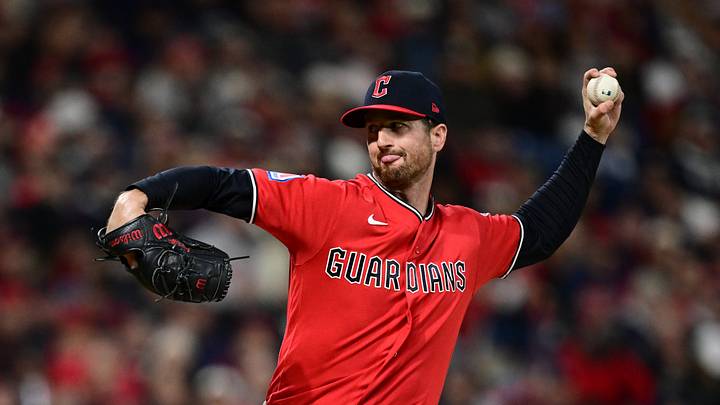 Cleveland Guardians pitcher Foster Griffin (22). Mandatory Credit: David Dermer-Imagn Images Cleveland Guardians pitcher Foster Griffin (22). Mandatory Credit: David Dermer-Imagn Images
