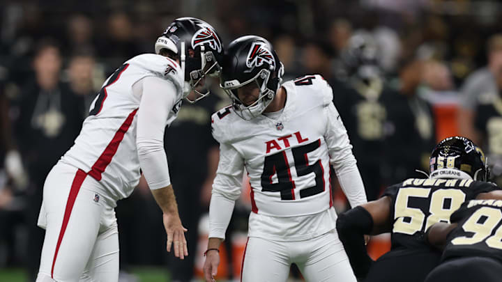 Atlanta Falcons place kicker Zane Gonzalez Atlanta Falcons place kicker Zane Gonzalez
