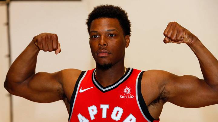 Toronto Raptors guard Kyle Lowry poses for a photo during media day at the BioSteel Centre. Toronto Raptors guard Kyle Lowry poses for a photo during media day at the BioSteel Centre.