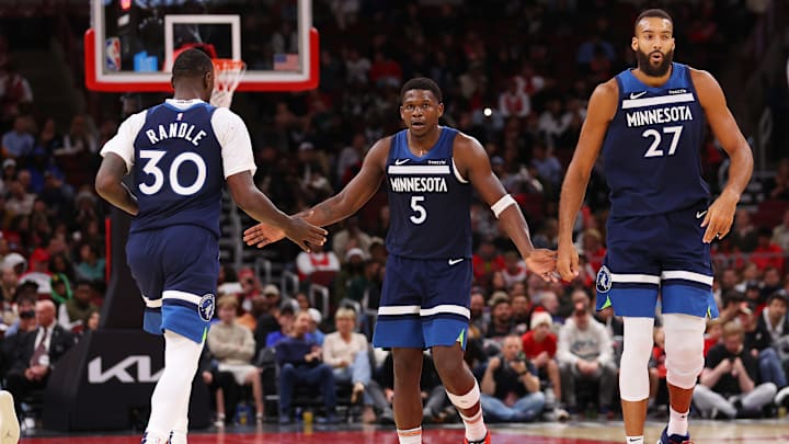 Julius Randle, Anthony Edwards, Rudy Gobert