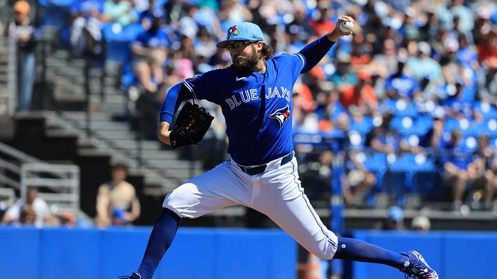 Mar 18, 2026; Dunedin, Florida, USA; Toronto Blue Jays starting pitcher Josh Fleming (35) throws a pitch during the first inning against the Baltimore Orioles at TD Ballpark. Mandatory Credit: Kim Klement Neitzel-Imagn Images Mar 18, 2026; Dunedin, Florida, USA; Toronto Blue Jays starting pitcher Josh Fleming (35) throws a pitch during the first inning against the Baltimore Orioles at TD Ballpark. Mandatory Credit: Kim Klement Neitzel-Imagn Images
