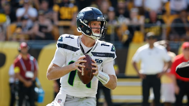 Sam Darnold of the Seattle Seahawks