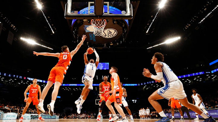 Syracuse basketball priority recruit Deron Rippey Jr., a 5-star PG, has interest from Duke and keeps balling out in AAU.