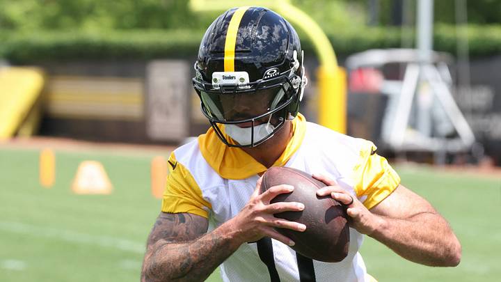 May 28, 2026; Pittsburgh, PA, USA; Pittsburgh Steelers wide receiver Michael Pittman Jr. (11) participates in OTA drills at the UPMC Rooney Sports Complex. Mandatory Credit: Charles LeClaire-Imagn Images May 28, 2026; Pittsburgh, PA, USA; Pittsburgh Steelers wide receiver Michael Pittman Jr. (11) participates in OTA drills at the UPMC Rooney Sports Complex. Mandatory Credit: Charles LeClaire-Imagn Images