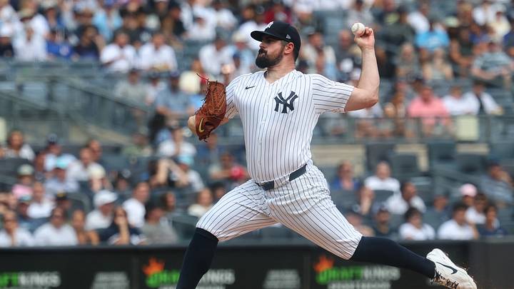 New York Yankees pitcher Carlos Rodon is a solid prop target on Aug. 29. New York Yankees pitcher Carlos Rodon is a solid prop target on Aug. 29.