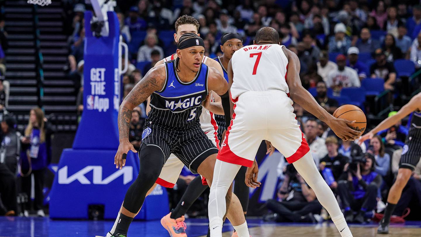 Rockets' Kevin Durant Credited by Magic Star for Offseason Assistance