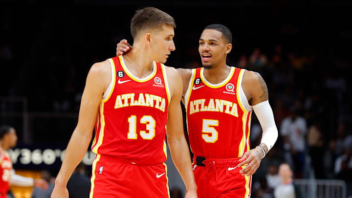 Bogdan Bogdanovic and Dejounte Murray, Atlanta Hawks