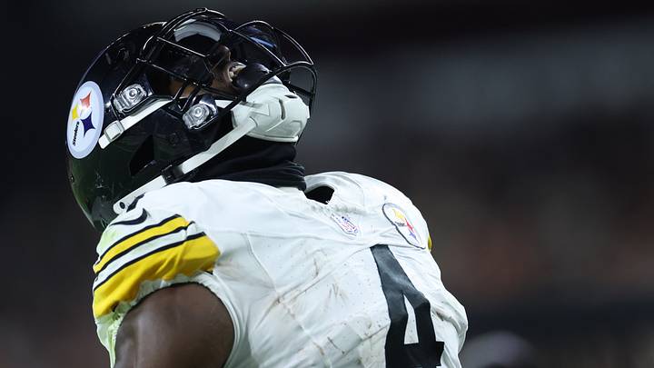 Oct 1, 2026; Cleveland, Ohio, USA; Pittsburgh Steelers wide receiver DK Metcalf (4) reacts against the Cleveland Browns in the second half at Huntington Bank Field. Mandatory Credit: Scott Galvin-Imagn Images Oct 1, 2026; Cleveland, Ohio, USA; Pittsburgh Steelers wide receiver DK Metcalf (4) reacts against the Cleveland Browns in the second half at Huntington Bank Field. Mandatory Credit: Scott Galvin-Imagn Images