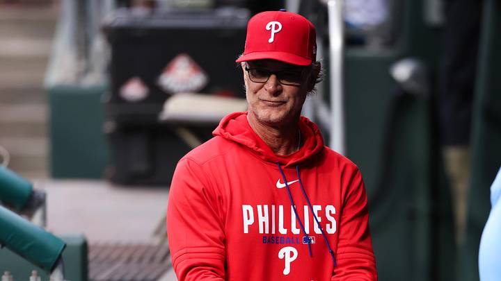 Apr 29, 2026; Philadelphia, Pennsylvania, USA; Philadelphia Phillies interim manager Don Mattingly before a game against the San Francisco Giants at Citizens Bank Park. 