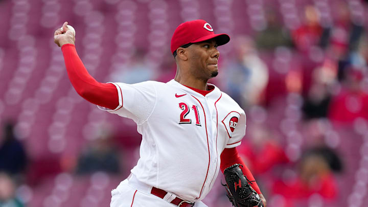 Cincinnati Reds pitcher Hunter Greene