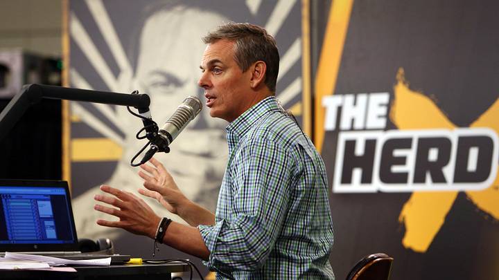 Feb 1, 2016; San Francisco, CA, USA; Radio personality Colin Cowherd. Mandatory Credit: Jerry Lai-Imagn Images