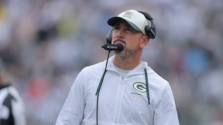 Sep 20, 2026; East Rutherford, New Jersey, USA; Green Bay Packers head coach Matt LaFleur on the sidelines during the fourth quarter against the New York Jets at MetLife Stadium. Mandatory Credit: Brad Penner-Imagn Images Sep 20, 2026; East Rutherford, New Jersey, USA; Green Bay Packers head coach Matt LaFleur on the sidelines during the fourth quarter against the New York Jets at MetLife Stadium. Mandatory Credit: Brad Penner-Imagn Images