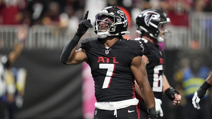 Atlanta Falcons running back Bijan Robinson is a great prop target in Week 6. Atlanta Falcons running back Bijan Robinson is a great prop target in Week 6.