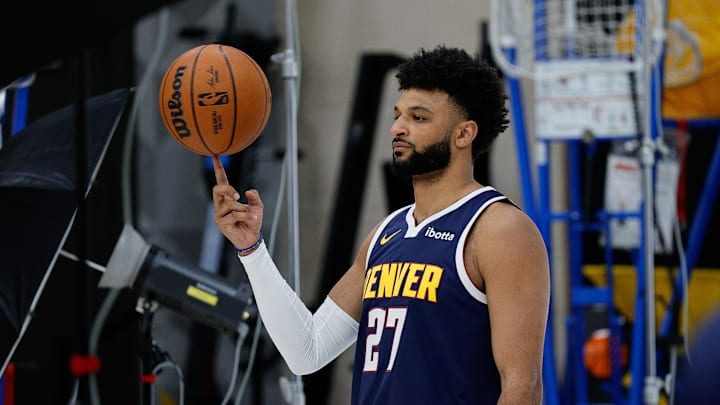 Denver Nuggets guard Jamal Murray (27) during Denver Nuggets Media Day. 