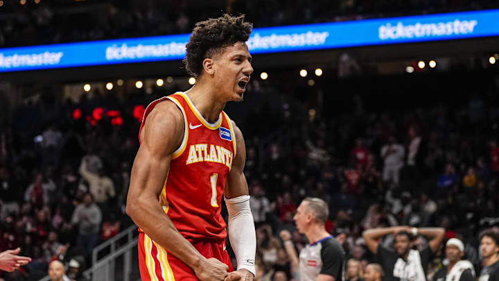 Atlanta Hawks forward Jalen Johnson.