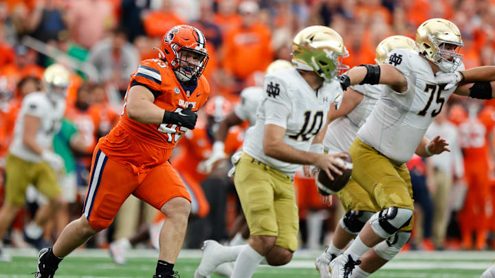 Elite 2026 4-star defensive back Ayden Pouncey will officially visit Syracuse football, but Notre Dame has analyst buzz.