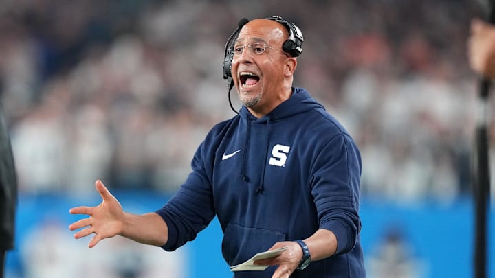 Penn State Nittany Lions head coach James Franklin