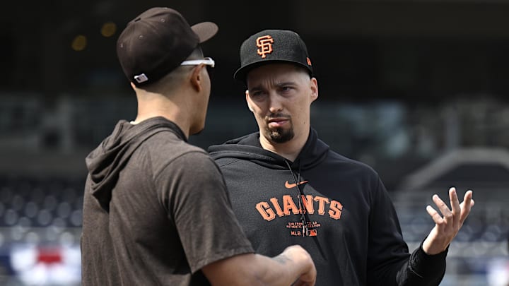 Mar 28, 2024; San Diego, California, USA; San Francisco Giants starting pitcher Blake Snell.