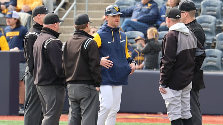 West Virginia University head coach Steve Sabins
