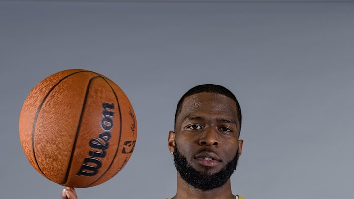 Sep 30, 2024; New Orleans, LA, USA; New Orleans Pelicans guard Jalen Crutcher (11) takes part in Pelicans Media Day. Mandatory Credit: Matthew Hinton-Imagn Images Sep 30, 2024; New Orleans, LA, USA; New Orleans Pelicans guard Jalen Crutcher (11) takes part in Pelicans Media Day. Mandatory Credit: Matthew Hinton-Imagn Images