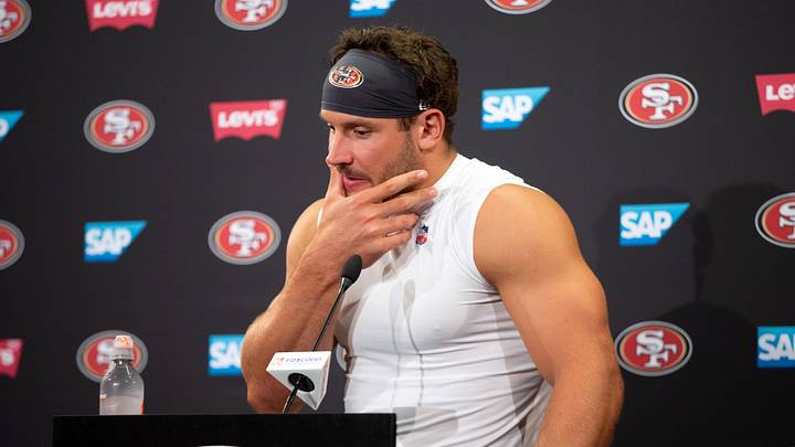 San Francisco 49ers defensive end Nick Bosa