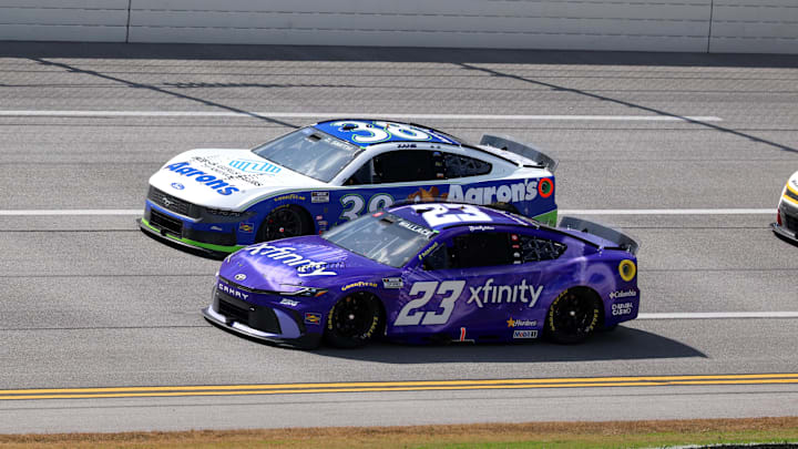 Zane Smith, Front Row Motorsports, Bubba Wallace, 23XI Racing, NASCAR