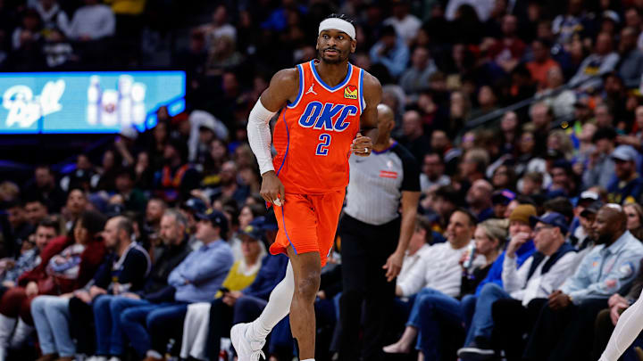 Oklahoma City Thunder guard Shai Gilgeous-Alexander. Oklahoma City Thunder guard Shai Gilgeous-Alexander.