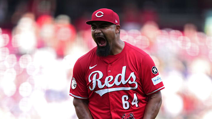 Cincinnati Reds pitcher Tony Santillan