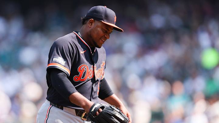 Detroit Tigers starting pitcher Framber Valdez Credit: Kevin Ng | Imagn Images