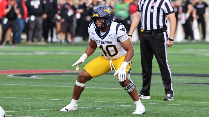 West Virginia University linebacker Josiah Trotter West Virginia University linebacker Josiah Trotter