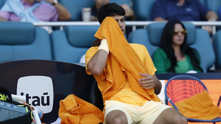 Carlos Alcaraz, the two-time defending champion, will not play in this year’s French Open.