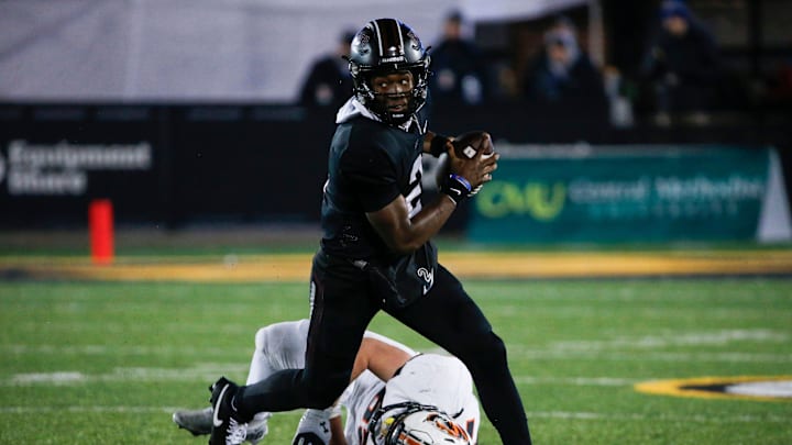 Cardinal Ritter's Carson Boyd (2), an Illinois commit, is a dual threat quarterback who has amassed 2,431 yards between his arm and his legs this season.